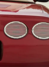 American Car Craft Taillight Grilles Polished Billet 4pc 5th Brake Light NOT Included Chevrolet Corvette 1997-2004                                     - ACC-032045 - Image 2